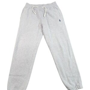 Polo by Ralph Lauren Light Gray Sweatpants with Navy Logo